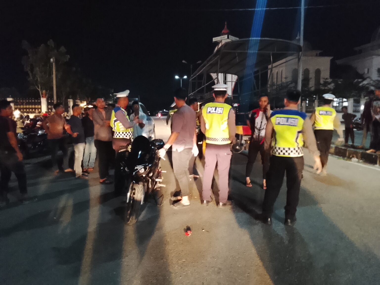 GANGGU KETERTIBAN DAN KENYAMANAN WARGA,16 SEPMOR KNALPOT BRONG DIAMANKAN KE POLRES ACEH UTARA